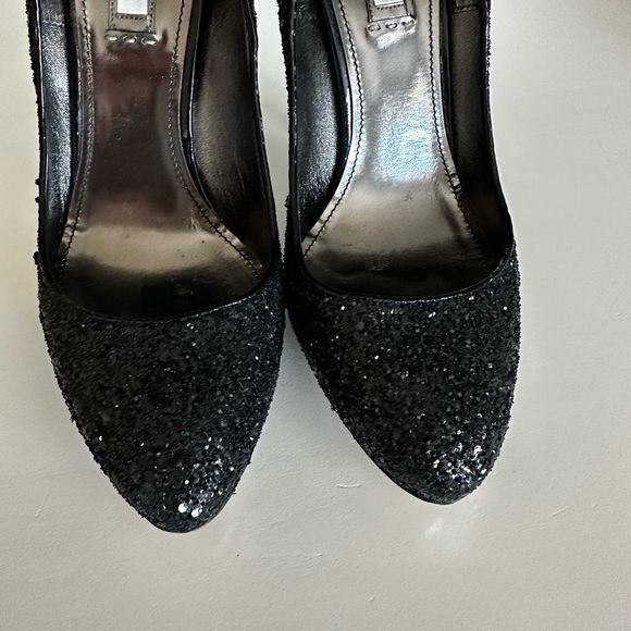 Miu Miu - size 7 1/2 black sequence pumps - Picture 4 of 11